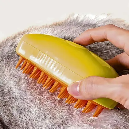 Escova a Vapor 3 em 1 PawPure - Tira Pelos e Hidrata com Vapor